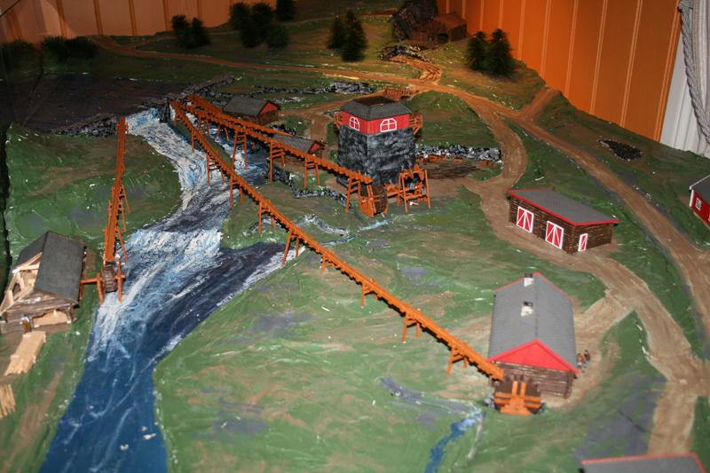 jerverket 084.jpg - Bjørn Høybys modell av Mostamark Jernverk